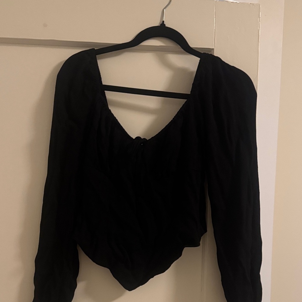 Reformation black tie top
